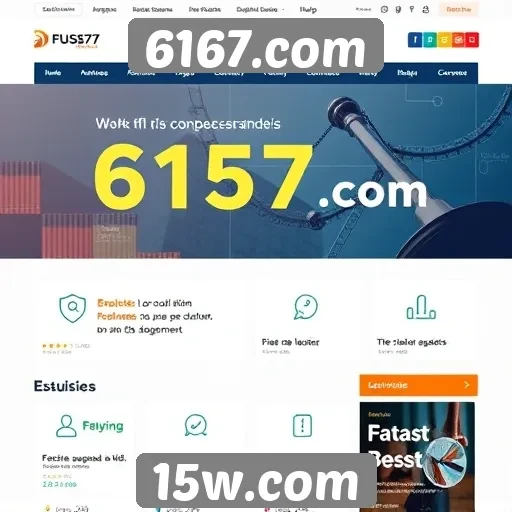 Estatísticas de usuários do site 6167.com em crescimento